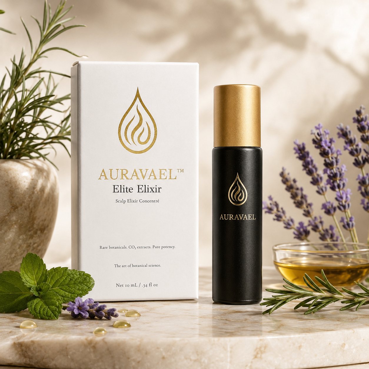Elite Elixir box: Scalp Elixir Concentré, net 10 mL